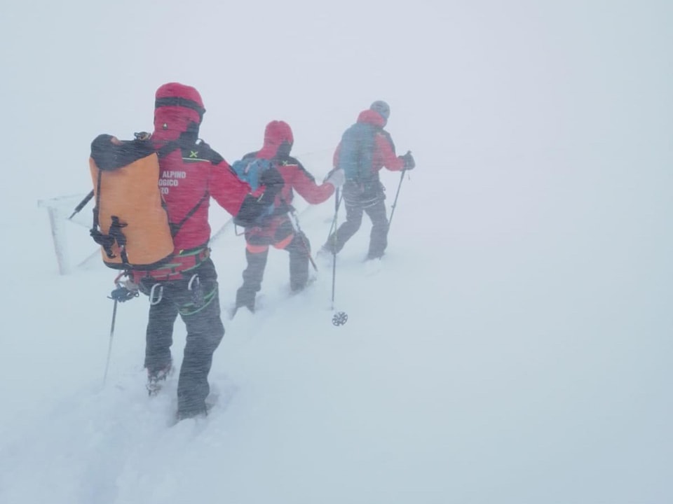 soccorso alpino neve