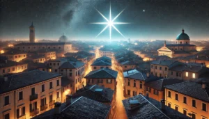 stella luminosa ovest dopo tramonto