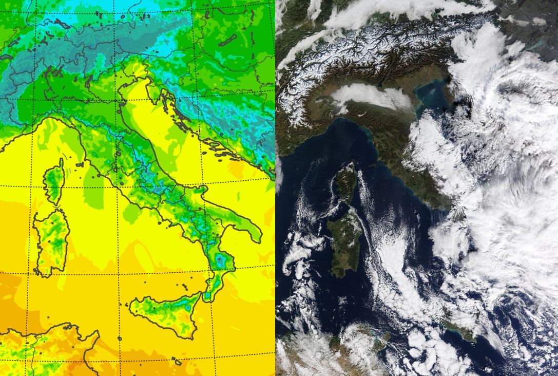 Meteo, le temperature massime di oggi: +4°C a Crema