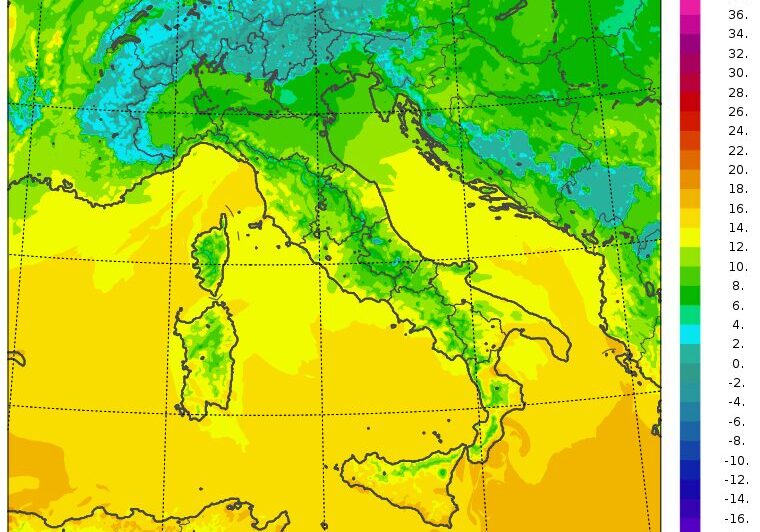 temperature massime 18 dicembre