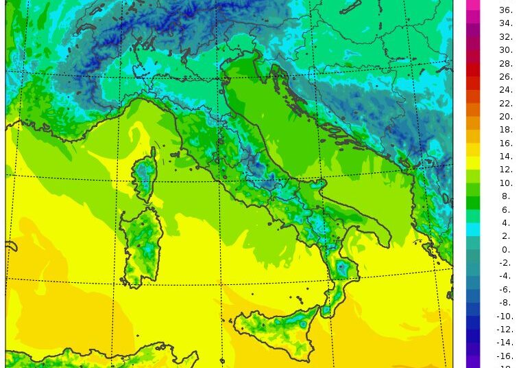 temperature massime 21 dicembre