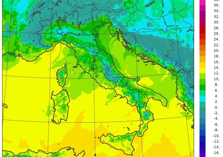 temperature massime 27 dicembre