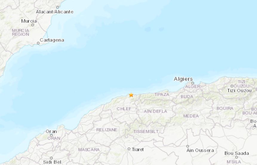 terremoto algeria