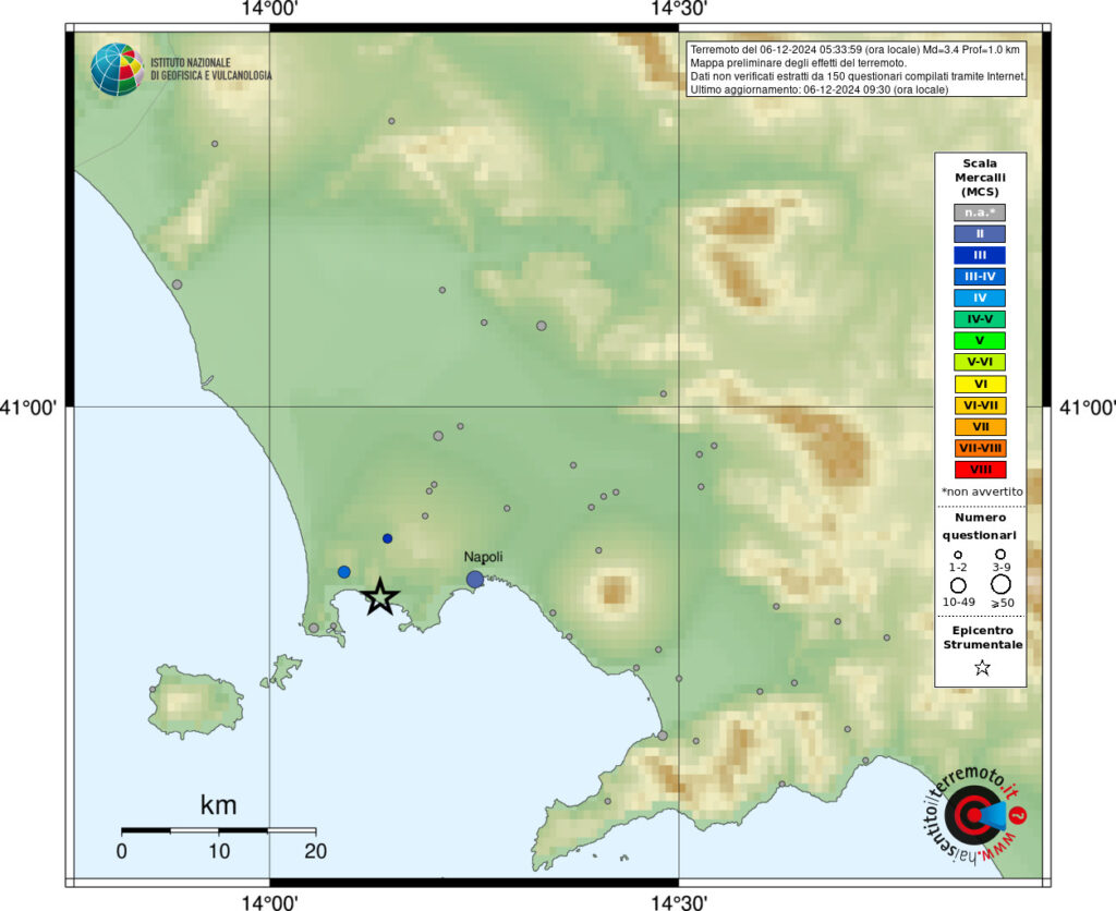 terremoto campi flegrei napoli pozzuoli