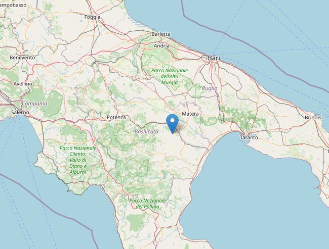 terremoto ferrandina matera basilicata