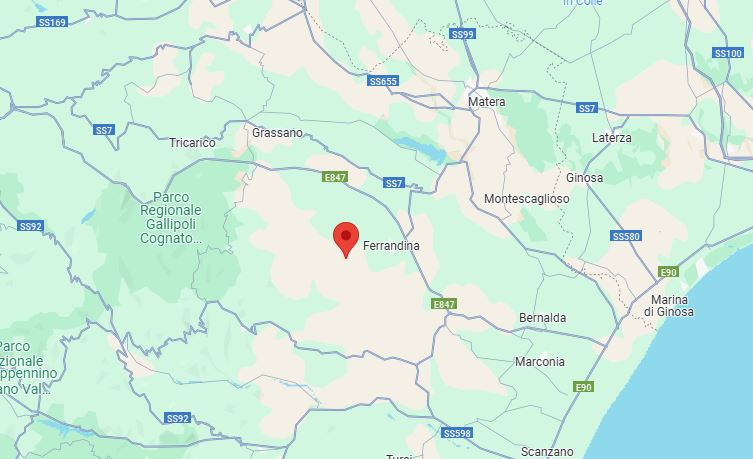 terremoto ferrandina matera basilicata