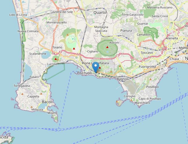 terremoto oggi pozzuoli campo flegrei