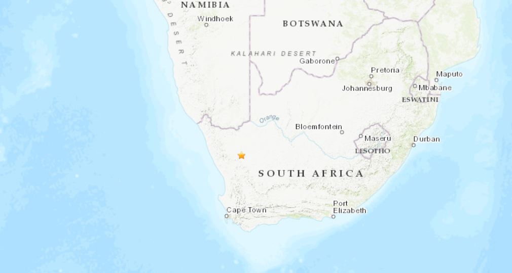 terremoto sudafrica