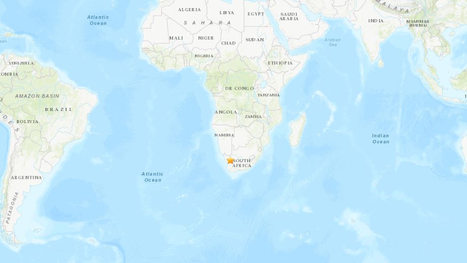 terremoto sudafrica