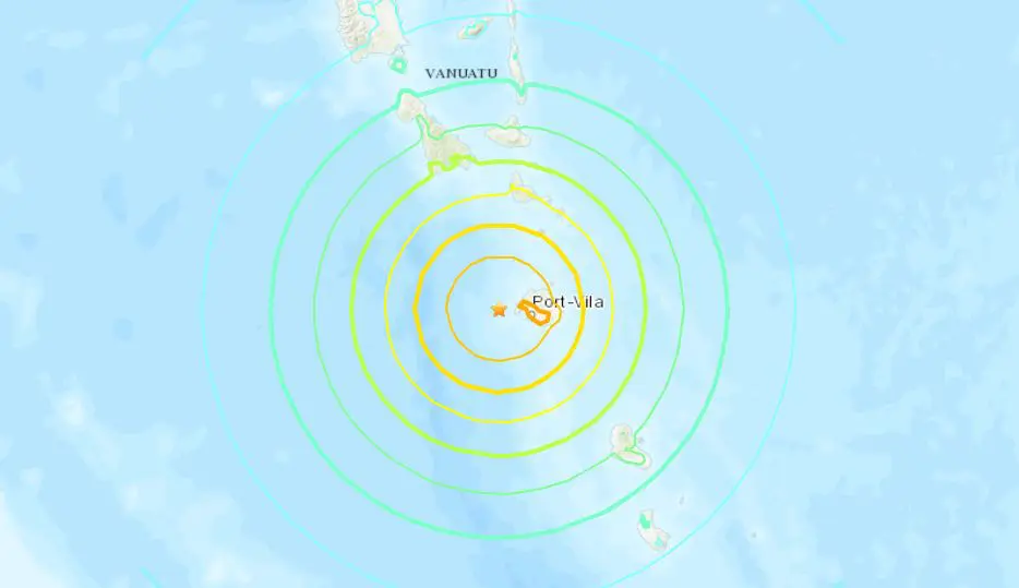 terremoto oggi vanuatu