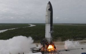 test fuoco statico starship 7 volo