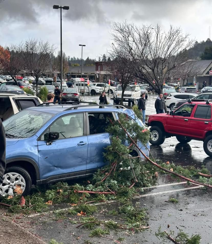 tornado scotts valley california usa maltempo