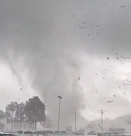 tornado scotts valley california usa maltempo