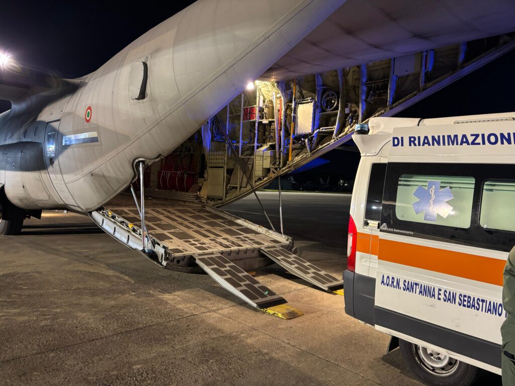 trasporto sanitario aeronautica militare