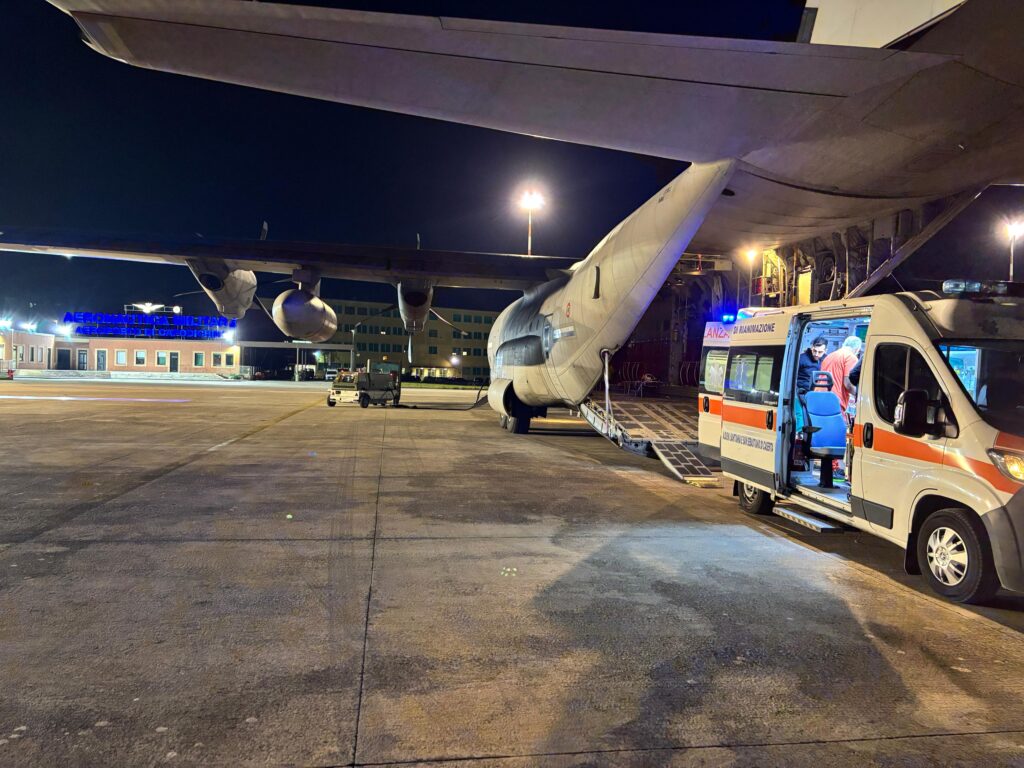 trasporto sanitario aeronautica militare