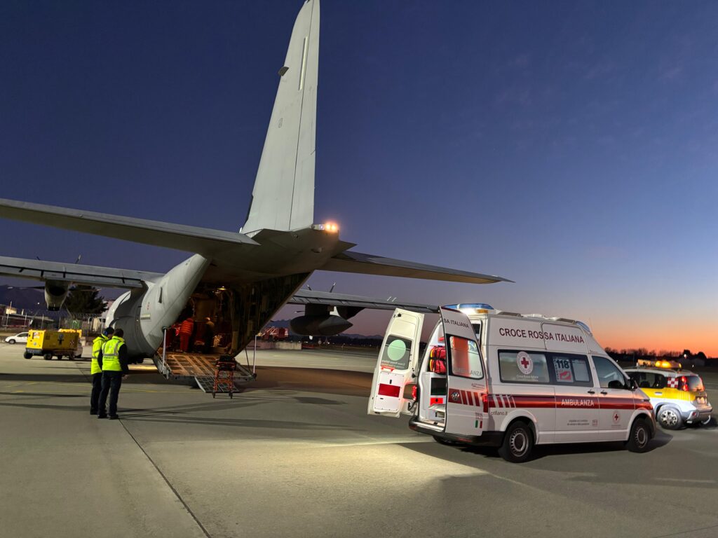 trasporto sanitario aeronautica militare