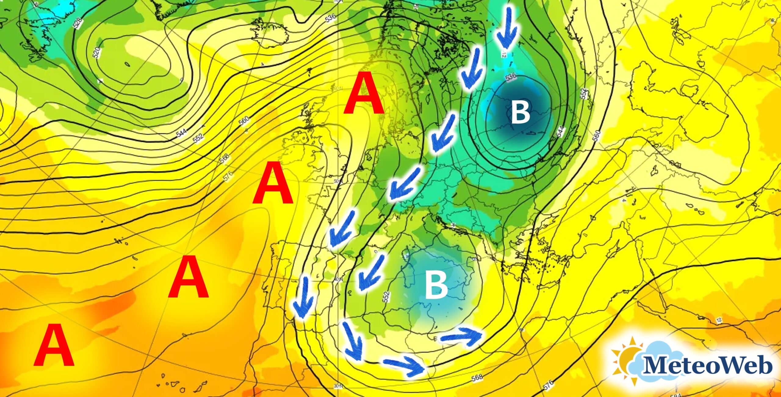 Allerta Meteo, arriva un altro Ciclone Polare al Centro/Sud: NEVE senza sosta da sabato sera a martedì!
