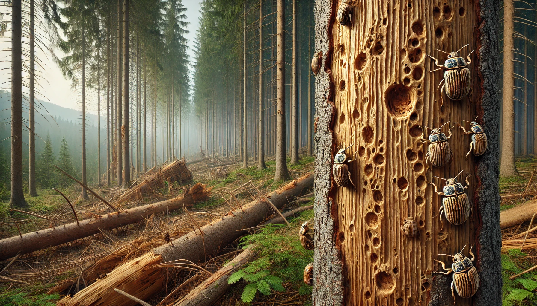 Bostrico tipografo nelle peccete: la lezione di entomologia forestale