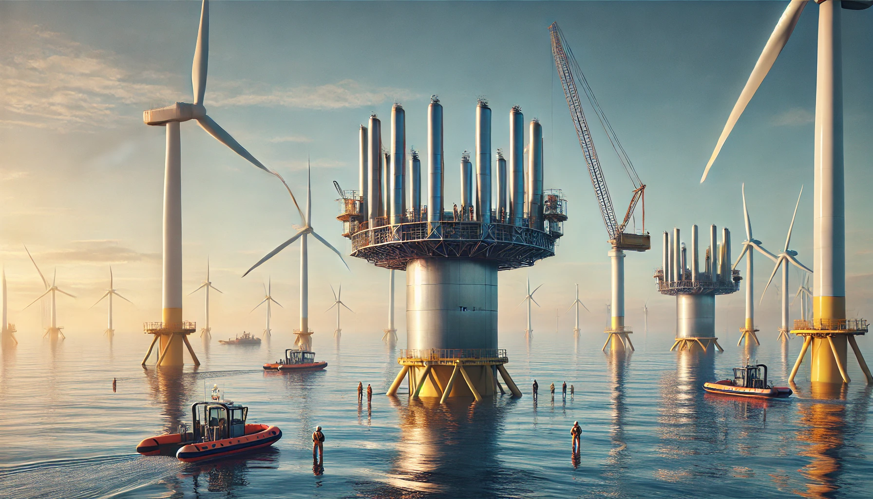 Completato il monopalo TP-less per il progetto eolico offshore: il piano in due fasi