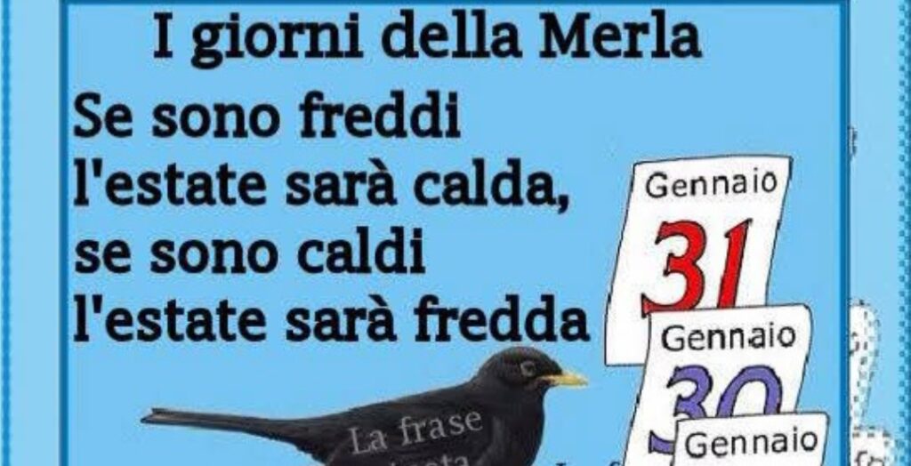 Proverbi giorni della merla