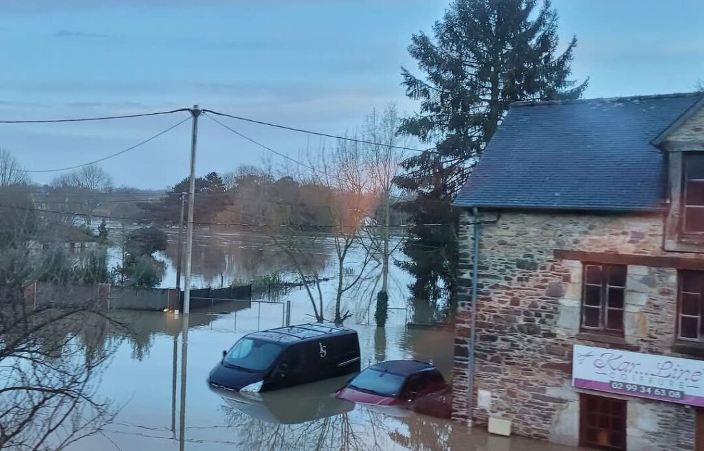 Guipry-Messac Ille-et-Vilaine Francia inondazioni