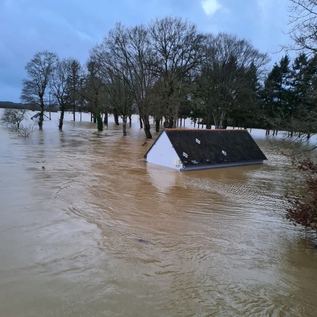 Guipry-Messac Ille-et-Vilaine Francia inondazioni