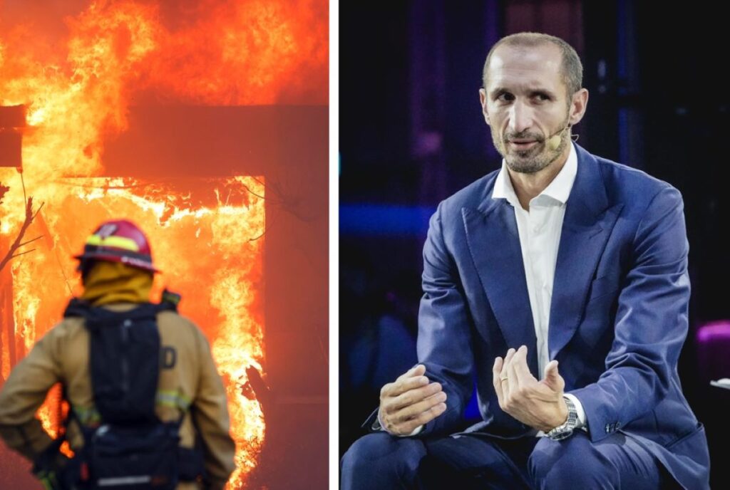 Incendi Los Angeles Chiellini