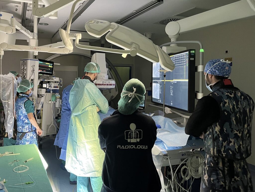 Intervento cavernoma Rara condizione del fegato bimbo curato dai radiologi del Papa Giovanni XXIII e del Bambino Gesù