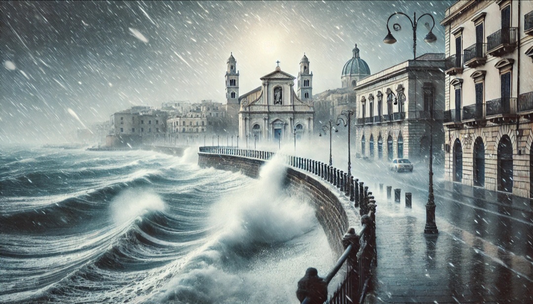 Meteo Puglia: calo termico, temporali, vento e neve in arrivo