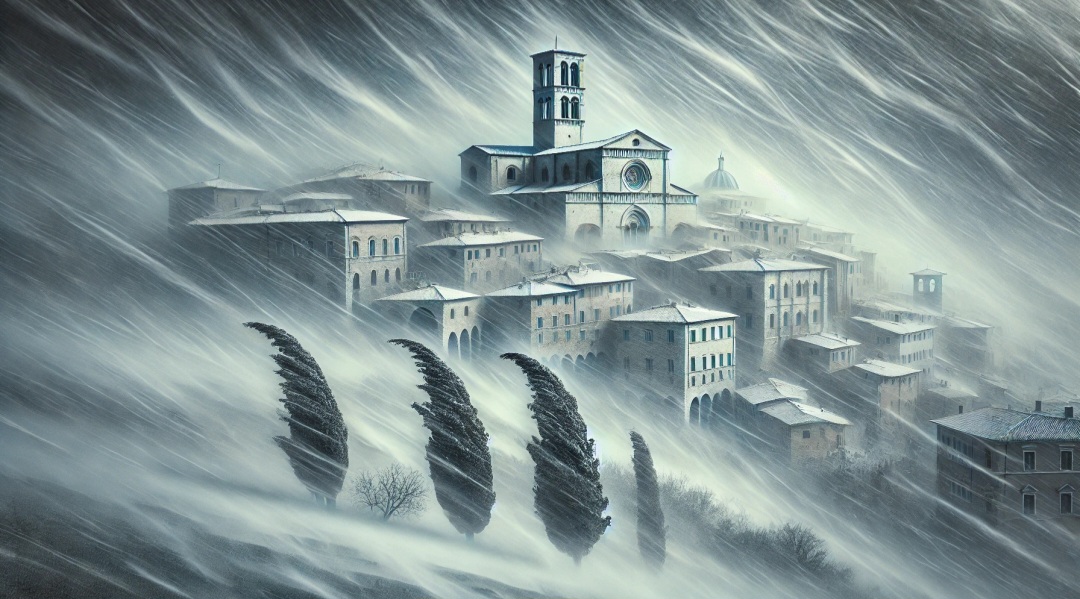 Meteo Umbria: maltempo, temperature in picchiata e neve in arrivo