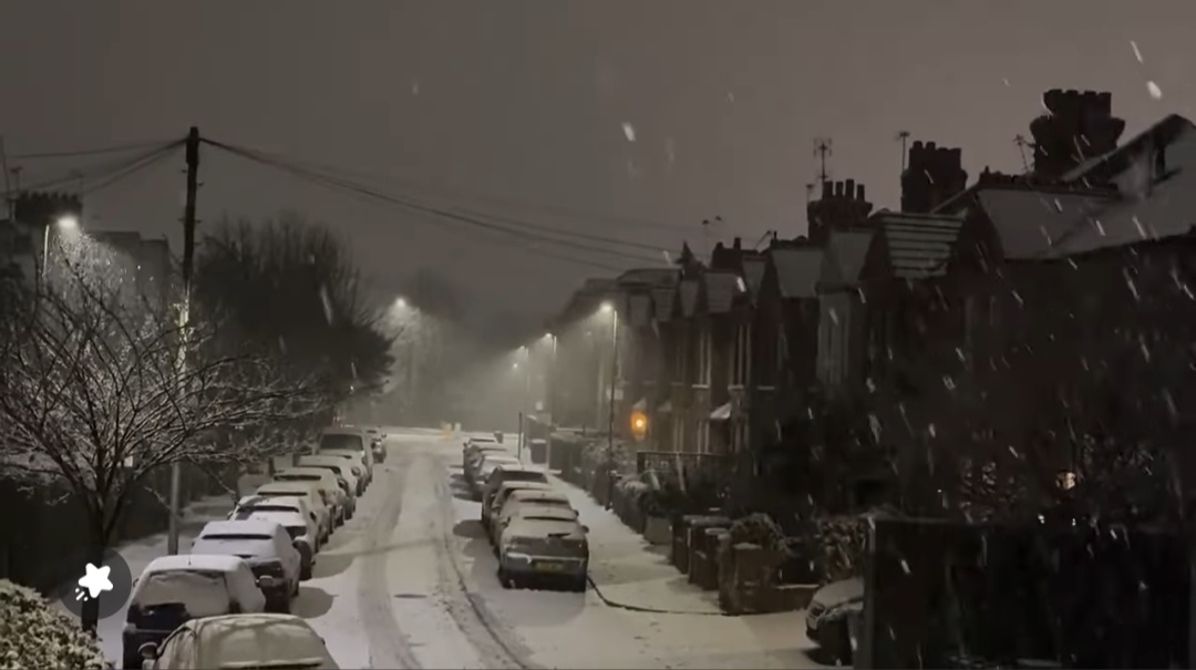 Neve Londra 5 gennaio