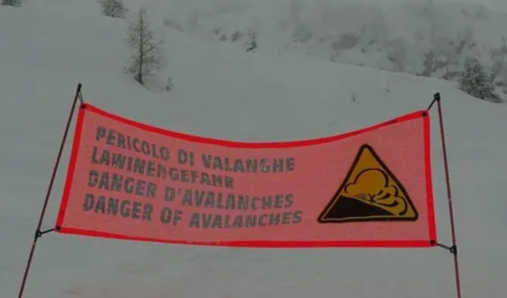 Pericolo valanghe