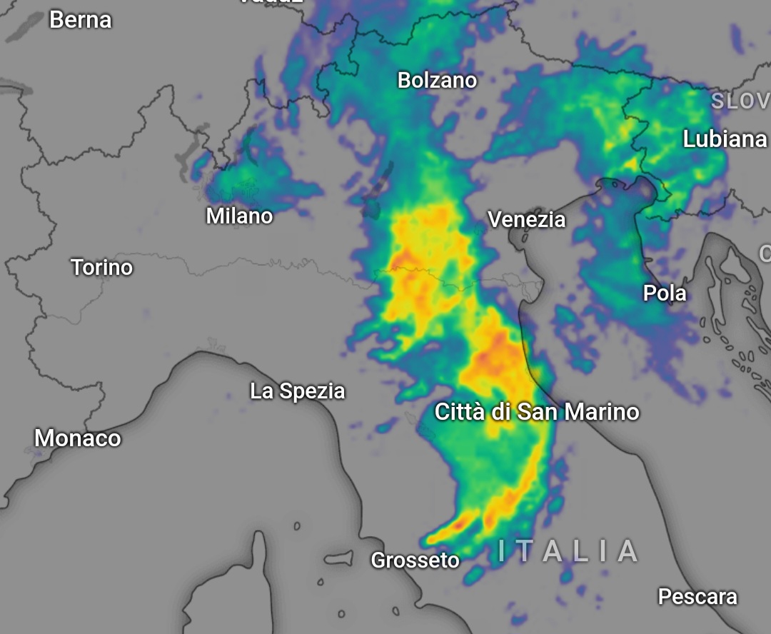 Radar Italia 26 gennaio 2025