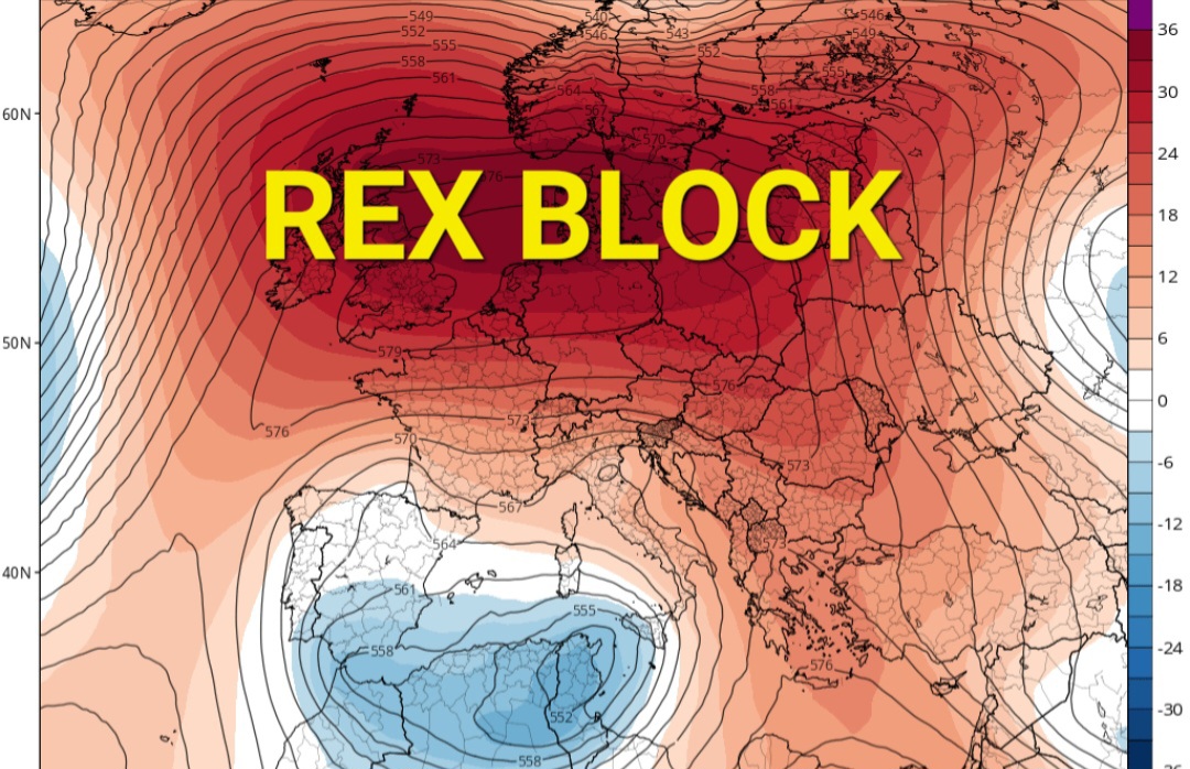 Rex Block e maltempo: un blocco atmosferico di lunga durata e i suoi effetti sul Mediterraneo