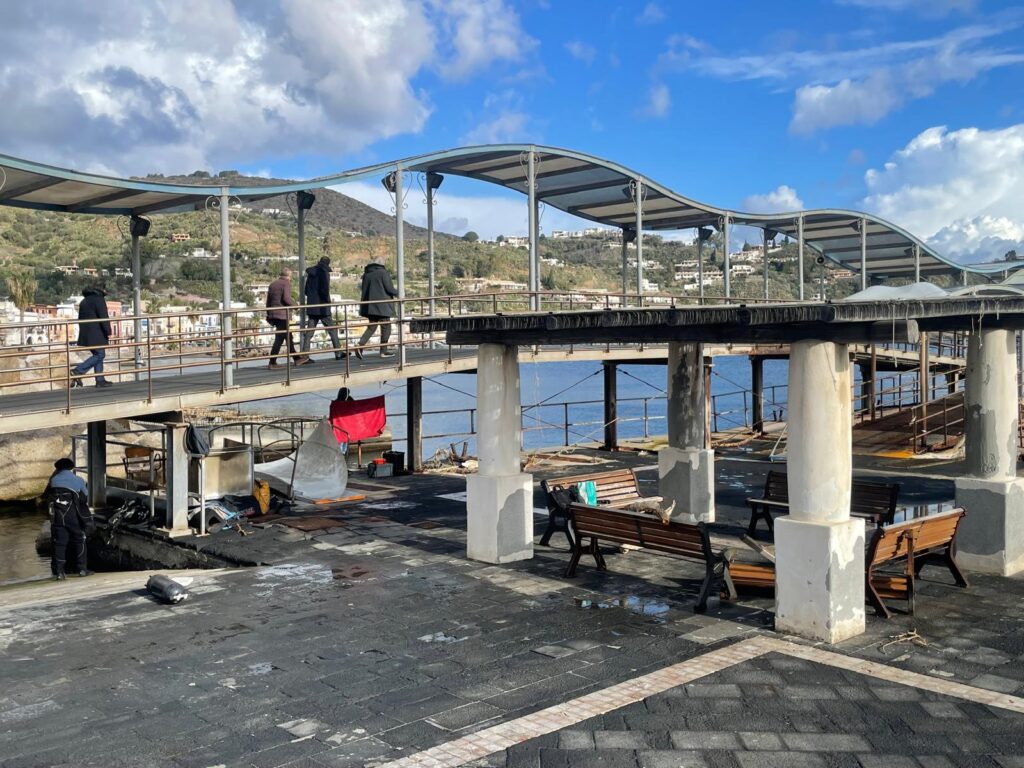 Sopralluogo di Basile a Lipari