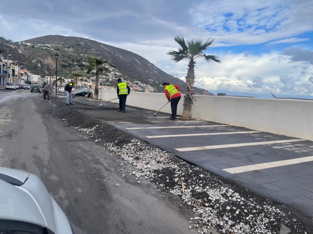 Sopralluogo di Basile a Lipari