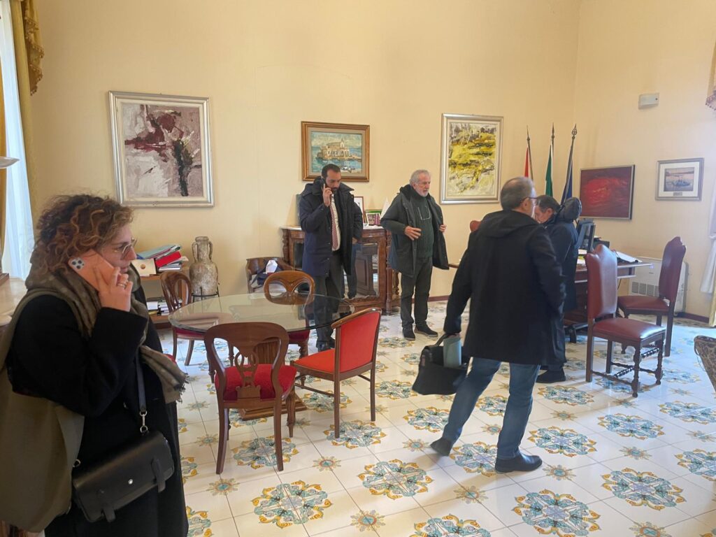 Sopralluogo di Basile a Lipari