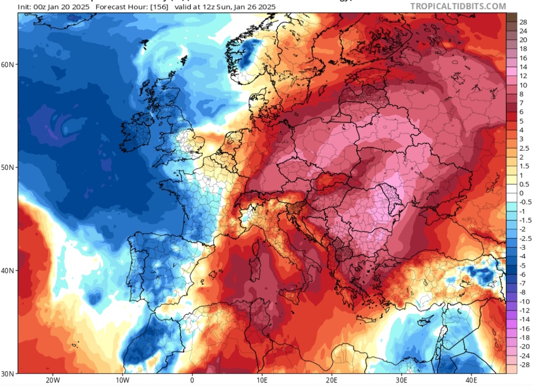 Temperature prossimi giorni