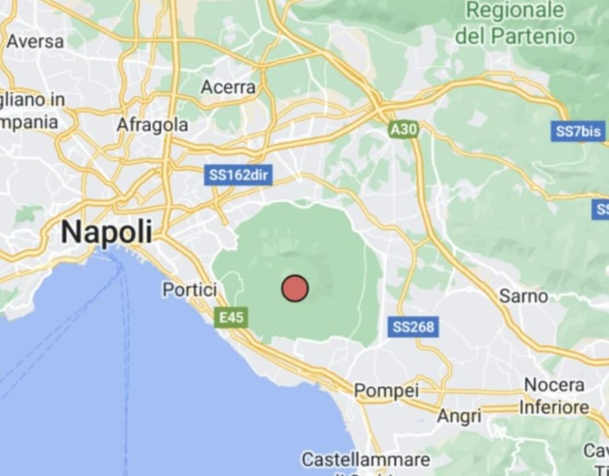 Terremoto sul Vesuvio: registrata una scossa nella notte | DATI e MAPPE
