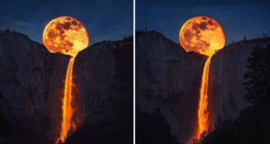Yosemite luna piena