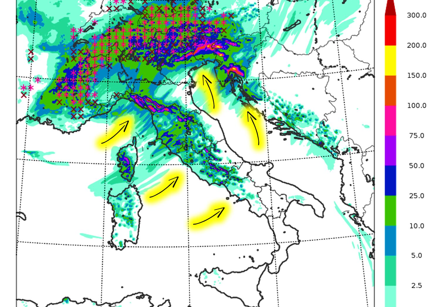 Allerta Meteo, evoluzione drammatica su mezza Italia: mappe da incubo, alluvione imminente