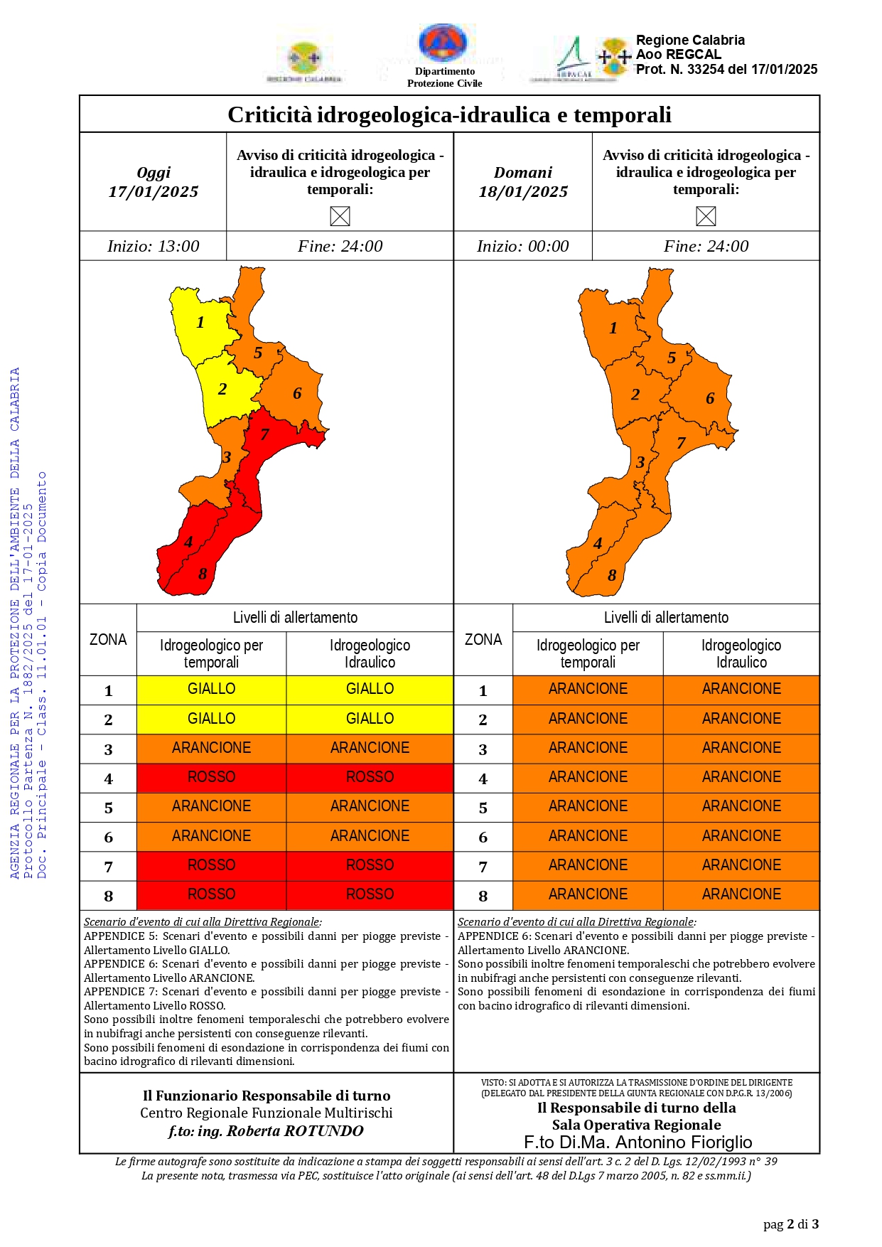 allerta meteo calabria