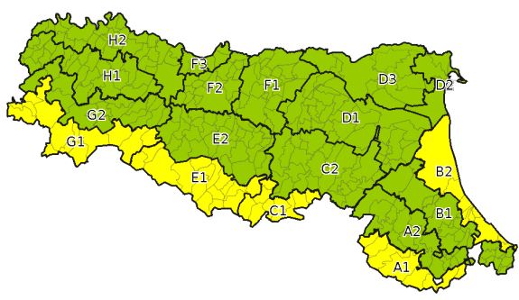 allerta meteo emilia romagna 14 gennaio