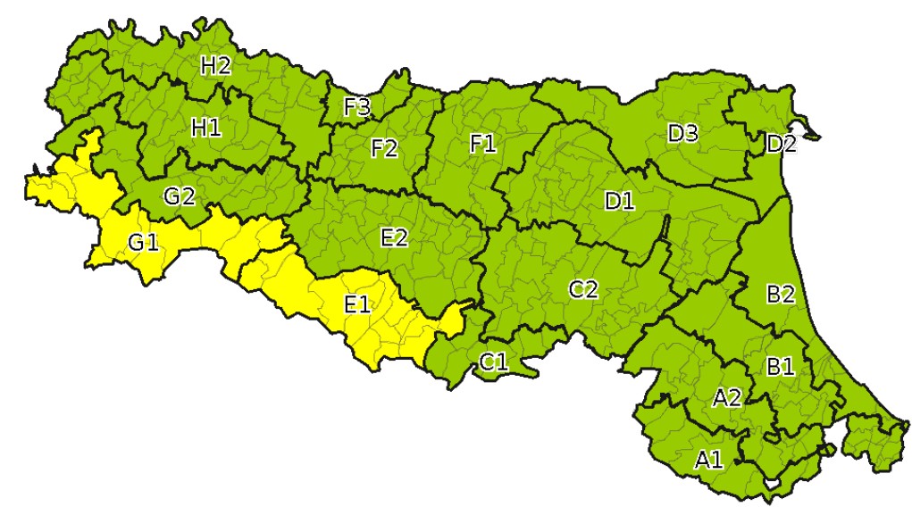 allerta meteo emilia romagna 6 gennaio