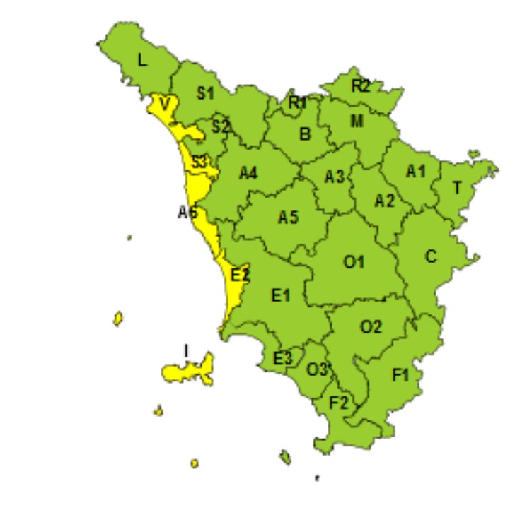 allerta meteo toscana 7 8 gennaio