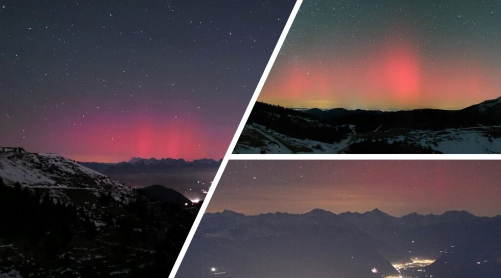 aurora boreale capodanno 2025 italia
