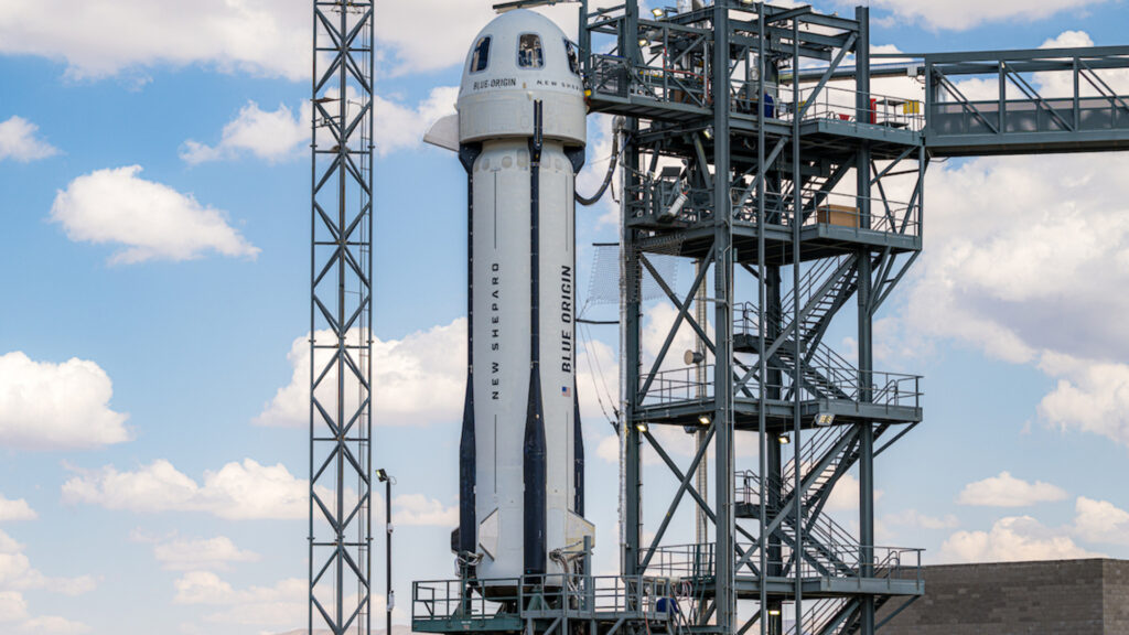 blue origin new shepard lancio