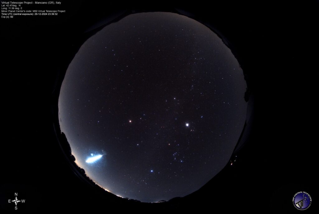 bolide 29 dicembre