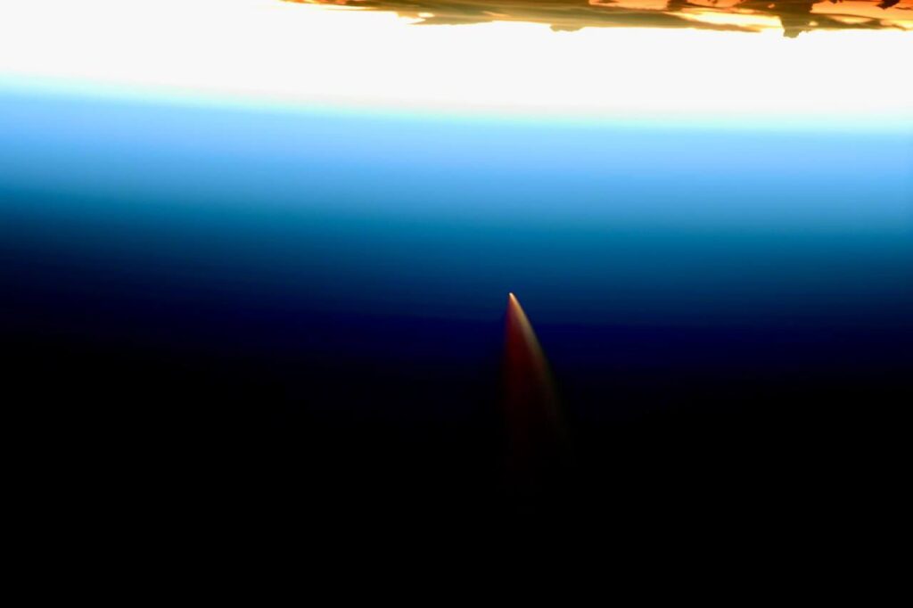cometa C2024 G3 (ATLAS) stazione spaziale