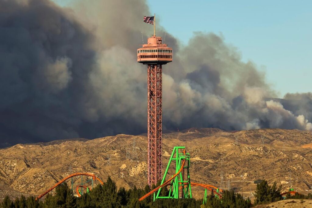 hughes fire incendio los angeles santa clarita